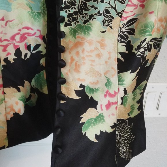 STUNNING ASIAN SILK JACKET!!  8 - 10 EUC, GORGEOUS - Picture 10 of 10
